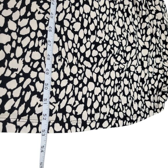 Lascana Dress  Black Tan Animal Print US size 10 Shift Maxi Sleeveless NWT - Picture 10 of 10